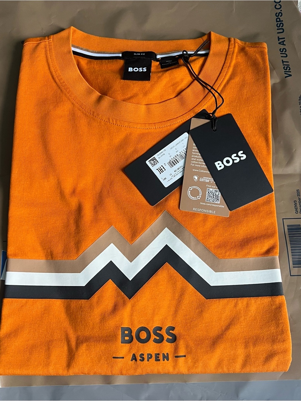 BOSS Orange Short-Sleeve Graphic Crew Tee